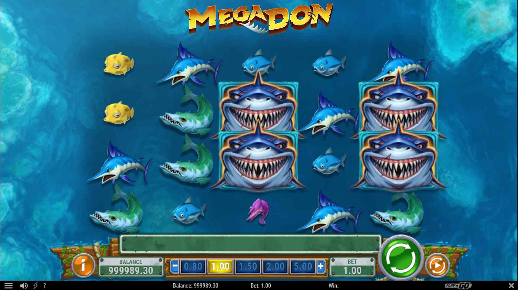 Mega Don 老虎機 Base Game 遊戲畫面，義大利黑幫教父主題