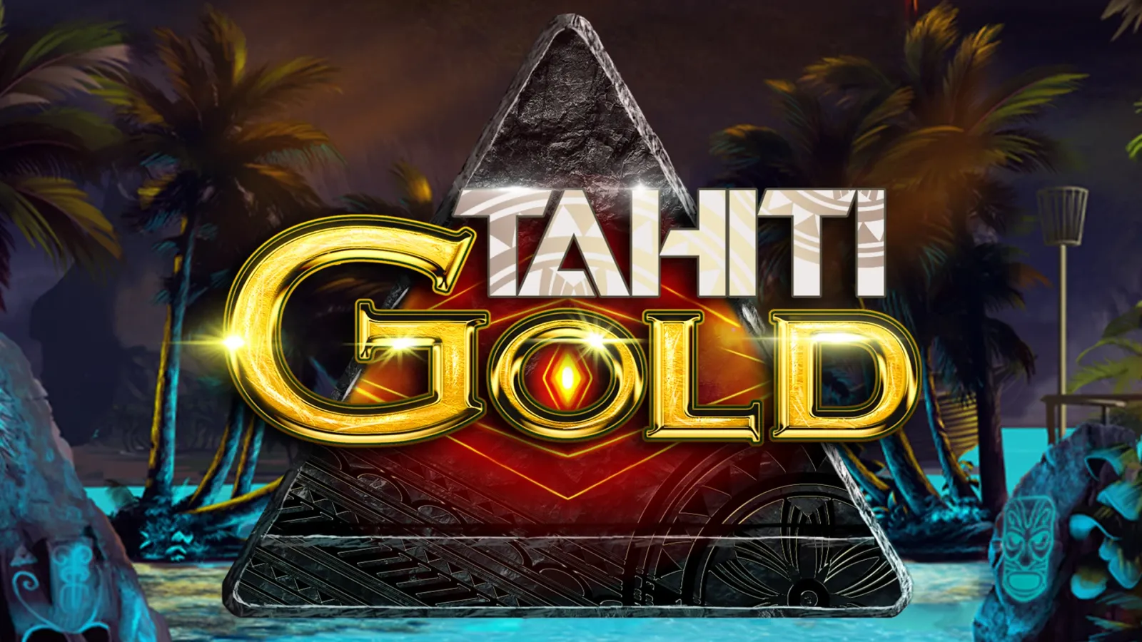 Tahiti Gold 老虎機遊戲畫面，南太平洋大溪地熱帶主題