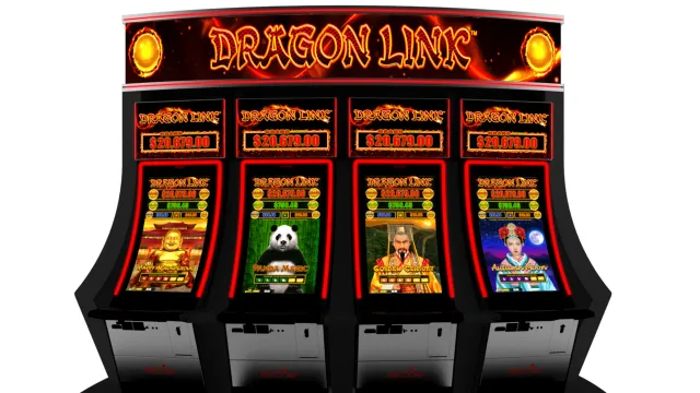 Hold & Spin 老虎機特色說明，展示金幣鎖定與 Re-Spin 機制的遊戲畫面